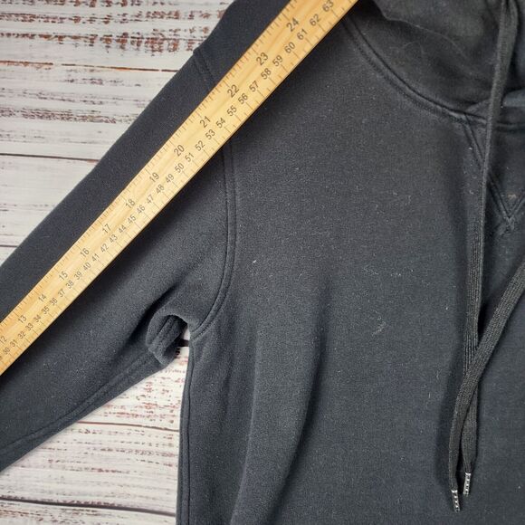Ralph Lauren Women's Black Side Zip‎ Pullover Hoodie - Medium Rare - Picture 8 of 9